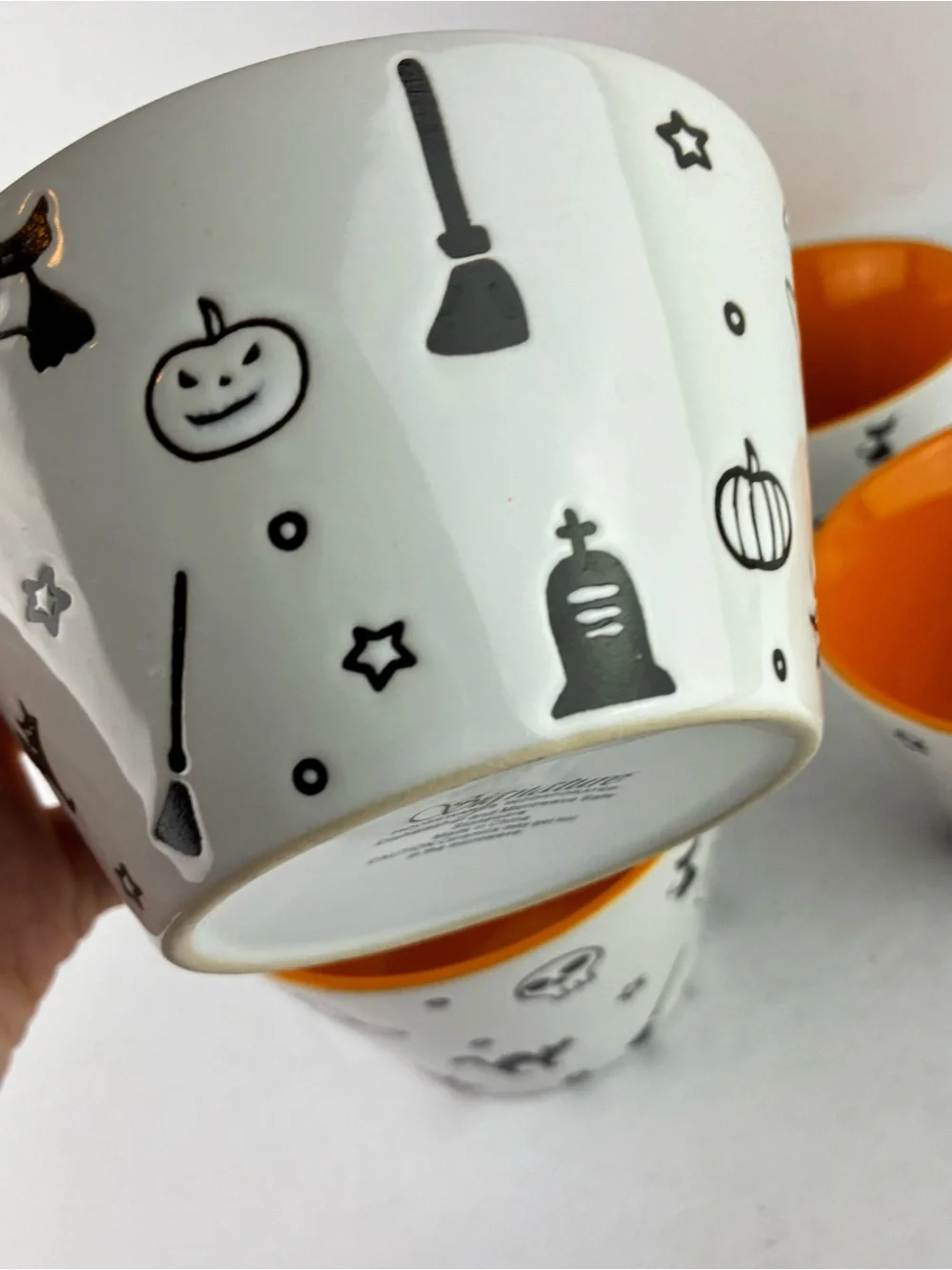 Signature Halloween Ceramic Bowls Set of 4 - So Cute!